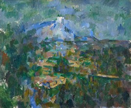 Le Mont Sainte-Victoire vu des Lauves, 1904/1906, oil on canvas, 59.9 x 72.2 cm, unmarked, Paul