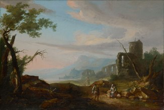 Seascape with ruins, 1769, oil on canvas, 78.4 x 114.4 cm, signed lower right: C. Wolff.1769.,