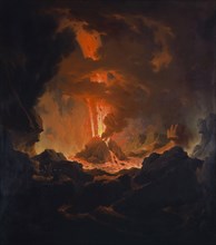 Vesuvius eruption, c. 1796, oil on canvas, 137.1 x 120.5 cm, signed lower right: M. WuTKy., Michael