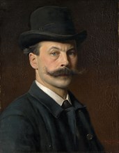 Selfportrait, 1897, oil on canvas, 56 x 42 cm, signed and dated lower right: EV., VAN MUYDEN, 1897,