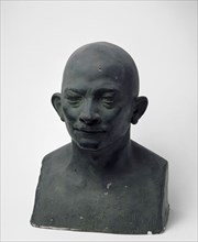 Portrait of Olaf Gulbransson, c. 1903-1905, plaster, 41 x 30.6 x 26 cm, signed on the left side of