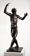 The Dancer, 1922 (cast), bronze, 163.5 x 87 x 62 cm (with plinth), Giesserstempel on base edge,