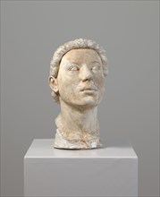 Head of the Cupid, 1902, plaster, painted, 34 x 20.5 x 22.5 cm, unmarked, Carl Burckhardt,