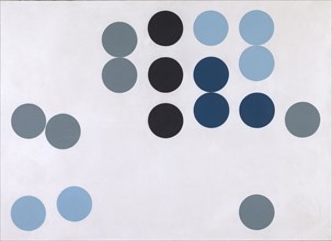 Cercles mouvementés, 1933, oil on canvas, 72.5 x 100 cm, Sophie Taeuber-Arp, Davos/Graubünden