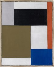 Composition, July 1923-1924, oil on canvas, 41.5 x 33.4 cm, signed lower right: TH v D '24,