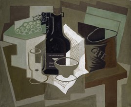 Le sac de café, 1920 (May)?, Oil on canvas, 60 x 73.5 cm, not referenced, Juan Gris, Madrid