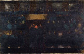 Preparation., Complete Composition III, around 1922, oil on paper, mounted on cardboard, 23 x 35.5