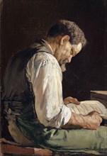 Portrait of Friedrich Neukomm, c. 1881, oil on canvas, 36.7 x 25.1 cm, signed lower left: F. Hodler