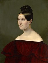 Portrait of the Baroness Auguste von Eichthal, oil on canvas, 66 x 51.5 cm, unmarked, Emilie
