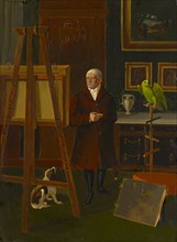 Portrait of the Lord Johann Jakob Bachofen-Burckhardt, oil on panel, 32.5 x 24.5 cm, unsigned,