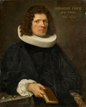 Portrait of Professor Sebastian Faesch (1647-1712), around 1687, oil on canvas, 83.5 x 68 cm,