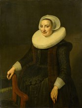 Portrait of an elderly woman, 1632, oil on oak, 113 x 86.2 cm, signed and dated halfway up the
