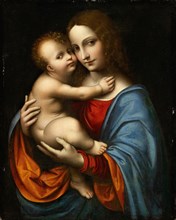Madonna and Child, oil on hardwood, 48.9 x 39.3 cm, unsigned, Giovanni Pietro Rizzoli, gen.