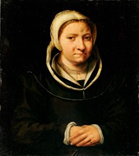 Portrait of a Woman, 2nd quarter of 16th c., Oil on panel, 19 x 16.5 cm, unsigned, Niederländischer