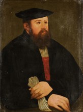 Portrait of a Bearded Man, c. 1560, oil on panel, 31 x 22 cm, unsigned, Schweizerischer Meister, 16