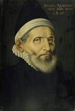 Portrait of the medical professor Wilhelm Aragosius from Toulouse, 1610 (?), Oil on panel, 38.5 x