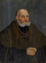 Portrait of Margrave Georg of Brandenburg, oil on coniferous wood, 21 x 15.5 cm, unsigned, Lucas