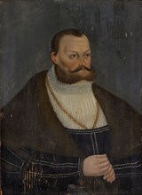 Portrait of Prince Wolfgang von Anhalt, oil on coniferous wood, 21 x 15.5 cm, unsigned, Lucas