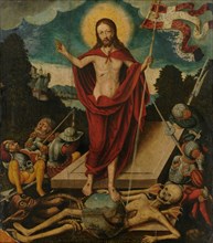 The Resurrection of Christ and the Rise of the Risen One on Death and the Devil, 1537, oil on