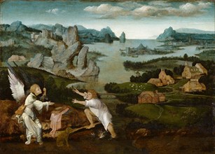 Landscape with Tobias and the Angel, 16th Century, 1st Quarter, Oil on Oak, 33.2 x 46.6 cm,