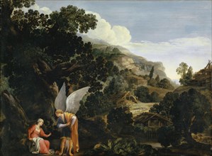 The Annunciation of Samson's Birth to the Woman of Manoah, c. 1610, oil on copper, 40.9 x 55.3 cm,