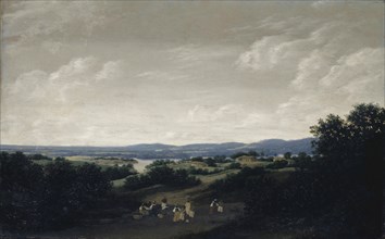 Brazilian Landscape, 1658, oil on oak, 45.9 x 70.2 cm, signed and dated lower right: F. Post [1]