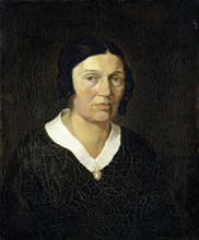 Portrait Ursula Böcklin-Lippe, mother of the artist, 1846, oil on canvas, 55.5 x 46 cm, monogrammed