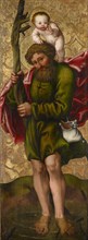 The hl., Christophorus (inside), the hl., Sebastian (outside), c. 1520/30, oil on panel (linden?),