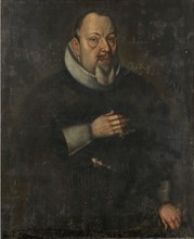 Portrait of a gray-haired man with a ruff, oil on canvas, 94.5 x 76.5 cm, unsigned, Deutscher