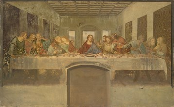 The Last Supper, 1834, oil on canvas, 42 x 68 cm, unmarked., On the reverse probably dated by the