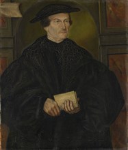 Portrait of Bonifacius Amerbach, 1907, oil on canvas, 64 x 54 cm, unmarked, Christoph Roman, (Kopie