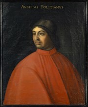 Portrait of Angelo Poliziano, oil on canvas, 76 x 63 cm, unmarked., Above: ANGELVS POLITIANVS •,