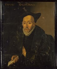 Portrait of François Baudouin, oil on canvas, 83.5 x 68.5 cm, unmarked., Above: FRANC [ISCUS]
