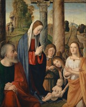 The Nativity, tempera on poplar wood, 88.8 x 72.3 cm, unmarked, Marco Palmezzano, Forlì