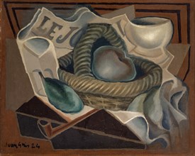 Le panier, 1924, oil on canvas, 33 x 41 cm, signed and dated lower left: Juan Gris 24, Juan Gris,