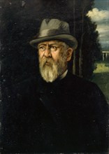 Copy after Ernst Würtenberger: Portrait Arnold Böcklin at the age of approx. 69-70 years, around
