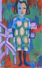 Portrait Bruna, 1924, oil on canvas, 110.2 x 69.9 cm, signed, inscribed and dated on the reverse:
