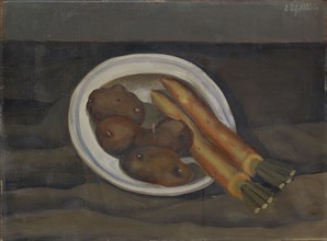 Still Life with Turnips and Potatoes, 1925, oil on canvas, 38 x 51 cm, signed and dated upper