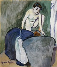 La grenouille, 1910, pastel and oil on paper, mounted on cardboard, 58.5 x 49.5 cm, signed and