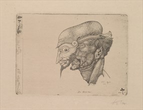 The Comedian, 1903, 3, etching on zinc, proof, sheet: 24 x 32.3 cm |, Plate: 11.8 x 16.1 cm,