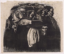 The Mothers, mid-Oct 1921 - latest in early 1922, woodcut on Japanese paper, revised, II, VII,