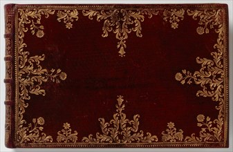 Pedigree of Adrian Zingg, 1757/90, red whole leather fringe tape stitched on four raised frets,