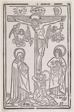 The Crucifixion of Christ, c. 1470/80, reprint of the eighteenth century (?), Woodcut, later