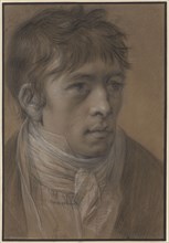 Portrait of the son Carl Anton Graff, 1808, chalk and a little red chalk, gray washed and