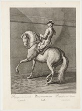 Passengers on the wall left, 1734, etching, sheet: 60.2 x 43.6 cm |, Plate: 54.5 x 39.4 cm, U.l.,