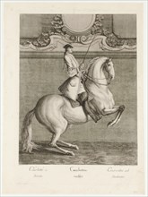 Courbett right, 1734, etching, sheet: 59.7 x 44 cm |, Plate: 54.5 x 39.3 cm, U.l., below the