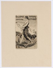 Ex Libris Eduard and Johanna Arnhold, 1906, etching on Vélin, page: 17.8 x 13.7 cm |, Plate: 9.2 x