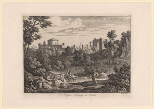 S. Stefano Rotondo in Roma, 1810, etching, sheet: 20 x 28.7 cm |, Plate: 16.4 x 21.4 cm, in the