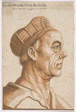 Portrait of Jakob Fugger, c. 1511, chiaroscuro woodcut of two plates (rust-red and black), page: 21
