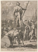 Mars and the Art of War, 1596, copperplate engraving, sheet: 24.6 x 17.5 cm (slightly trimmed